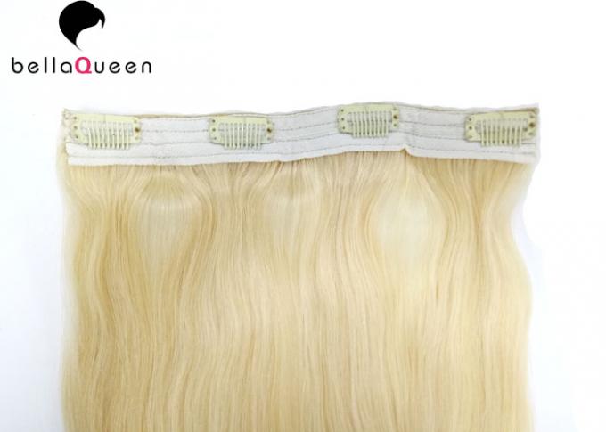 Droits agrafe 100g 613 blonde d'or dans l'extension de cheveux avec la couleur pure