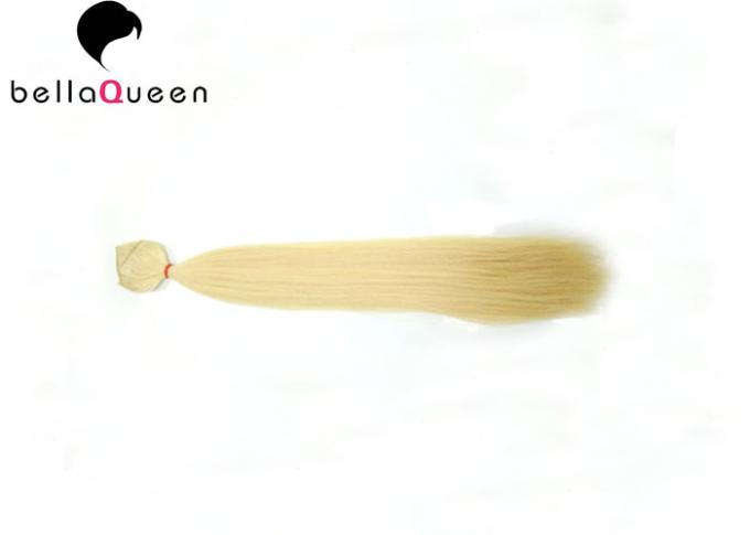 Droits agrafe 100g 613 blonde d'or dans l'extension de cheveux avec la couleur pure