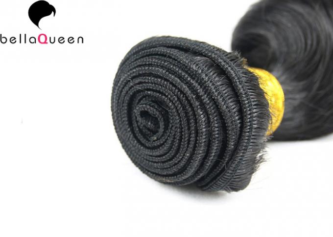 Les cheveux naturels du noir 6A Remy de 1 paquet, desserrent la belle trame 100% de cheveux de Remy de styles de vague