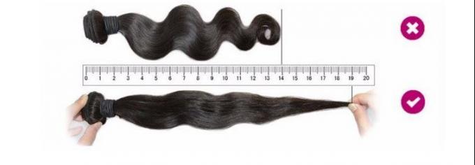 les prolongements malaisiens de cheveux d'Unprocesseed de la catégorie 7A desserrent les cheveux profonds de vague