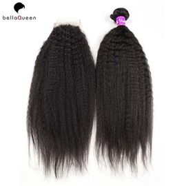Chine prolongements 100% dessinés noirs naturels de cheveux de la Vierge 7A les doubles embrouillent librement fournisseur