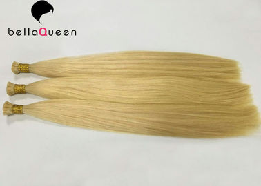 Chine Prolongements plats de cheveux de bout de la pleine fin 613# blonde d'or pour des femmes fournisseur