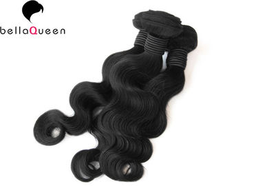 Chine Tissage naturel de cheveux de vague de corps de prolongements de cheveux de Vierge de cheveux du noir 6A Remy fournisseur