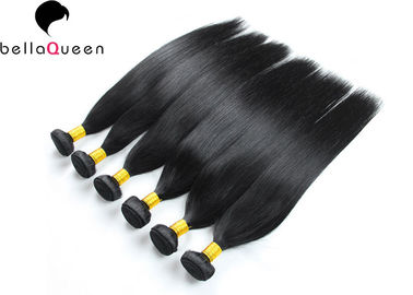 Chine Les cheveux non-traités de Vierge de cheveux de couleur brésilienne naturelle des prolongements 1B empaquettent fournisseur