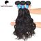 10 pouces - 30 avancent les cheveux indiens noirs naturels non-traités de Vierge du style de vague d'eau fournisseur