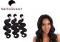 Embrouillez la catégorie naturelle libre 7A de prolongements de cheveux du noir 100 pour des femmes fournisseur