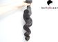 Cheveux lâches noirs naturels de vague de cheveux indiens de 6A Remy tissant sans produit chimique fournisseur