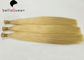 Prolongements plats de cheveux de bout de la pleine fin 613# blonde d'or pour des femmes fournisseur