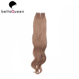 Chine Pleine extension de cheveux de bande de Brown foncé de vague de corps de cuticles pour la pleine extrémité de femmes usine