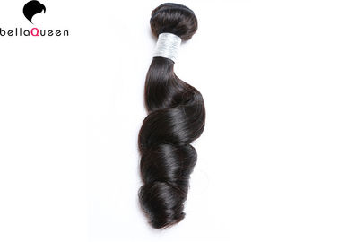 10" à 30" les prolongements 100% de cheveux de la catégorie 7A de cheveux de noir desserrent des cheveux de Vierge de vague