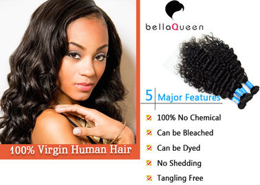 Chine cheveux droits OEM/ODM de BellaQueen de vague profonde indienne de 1B 100g fournisseur
