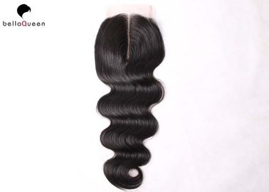 Chine Fermeture brésilienne de cheveux de cheveux de Vierge de corps humain de cheveux brésiliens noirs naturels de vague fournisseur