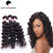 Extension brésilienne de cheveux de Vierge de vague profonde noire naturelle pour des femmes fournisseur